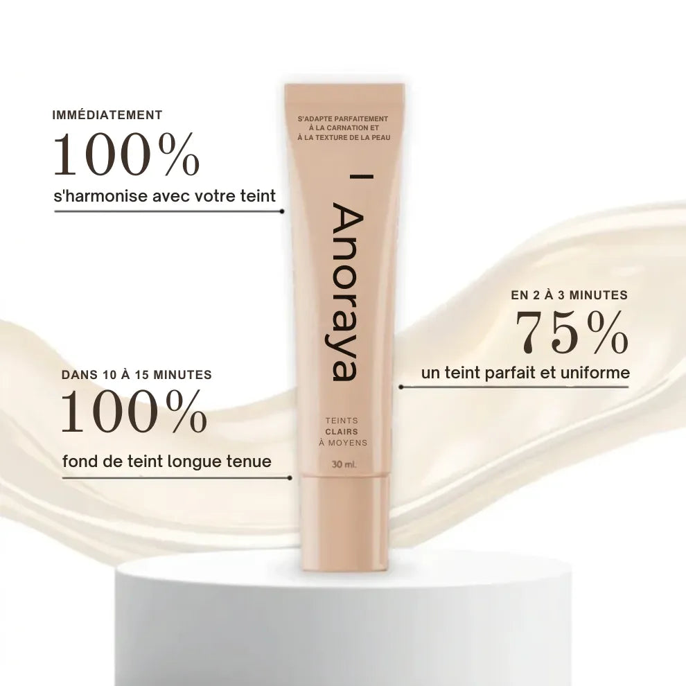 Anoraya™ - Fond de teint assorti à la couleur