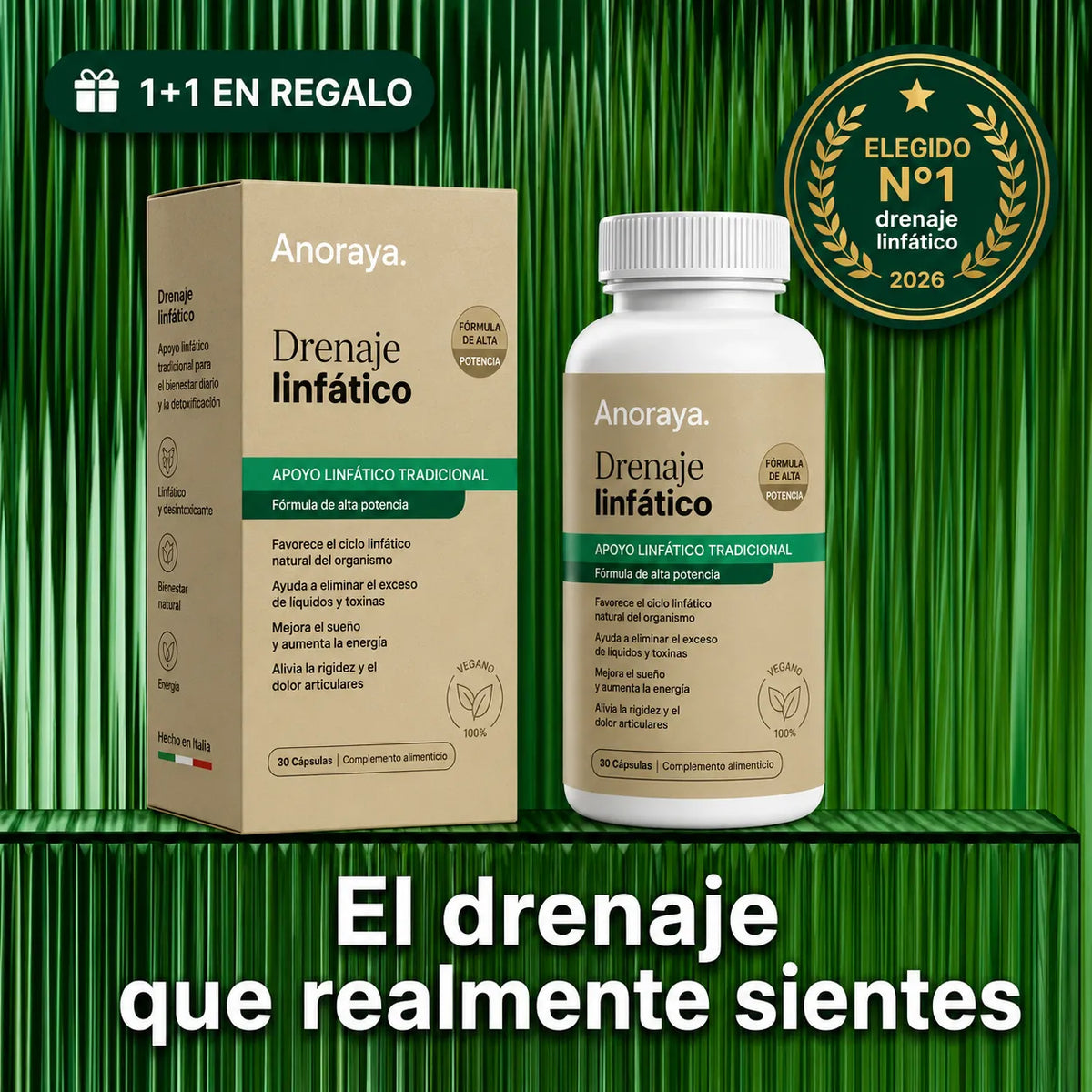 Anoraya - Drenaje linfático. Siente cómo tu cuerpo se rejuvenece en 60 días.