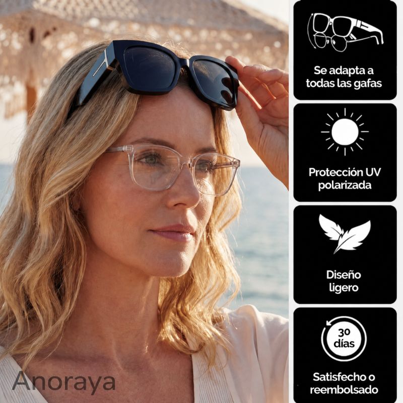 Gafas polarizadas para usar sobre gafas