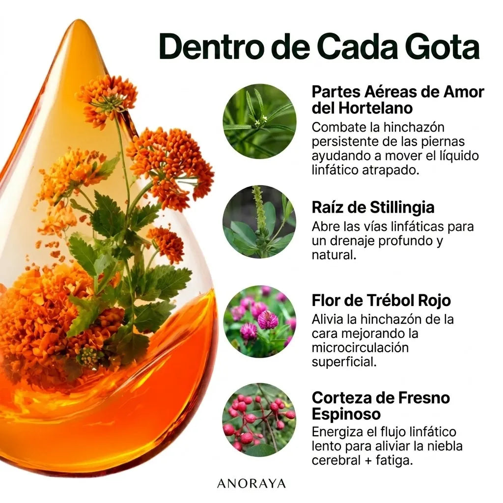 Anoraya Drenaje linfático - Gotas Naturales