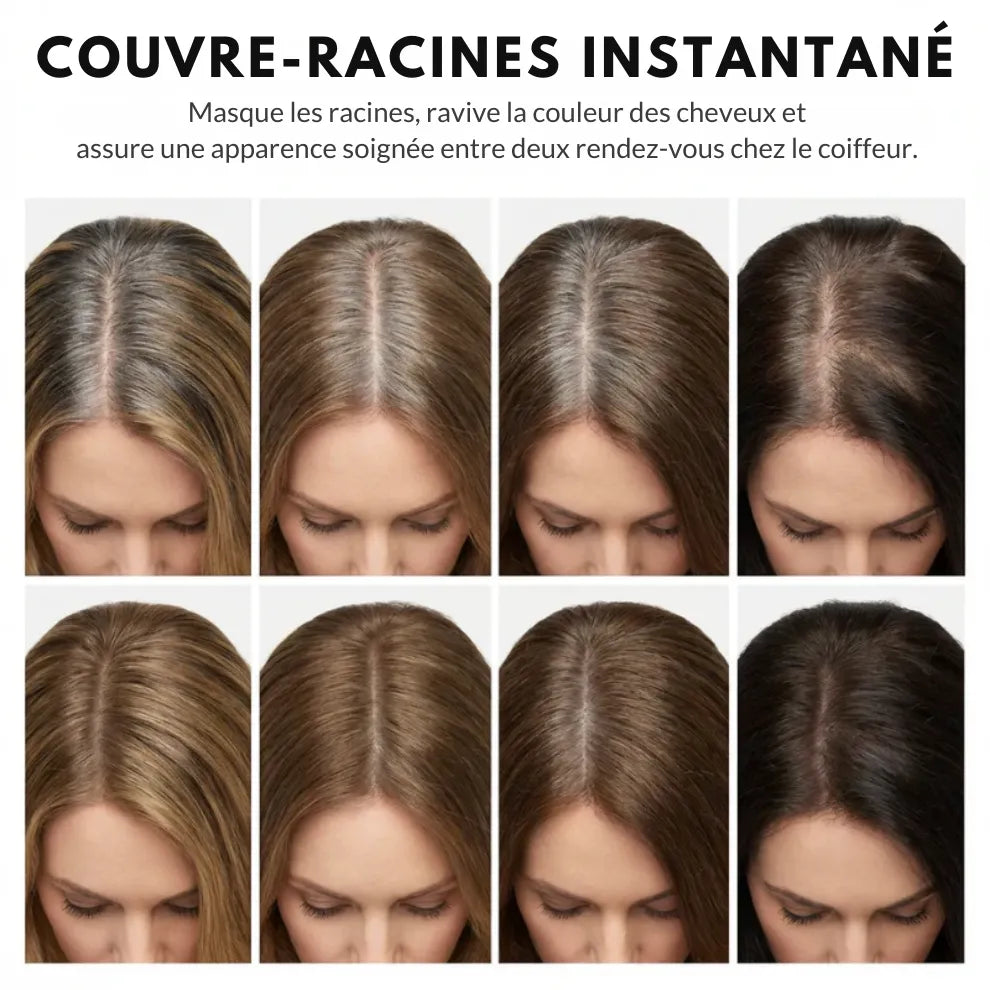 Anoraya™ – Couverture instantanée des racines et des cheveux gris