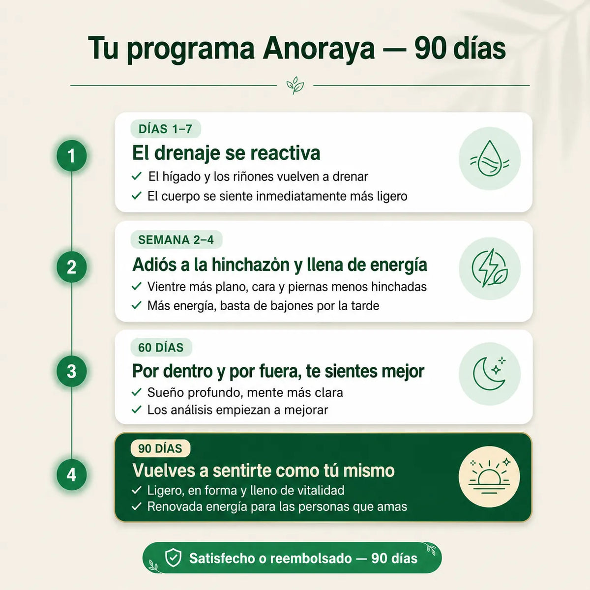 Anoraya - Drenaje linfático. Siente cómo tu cuerpo se rejuvenece en 60 días.