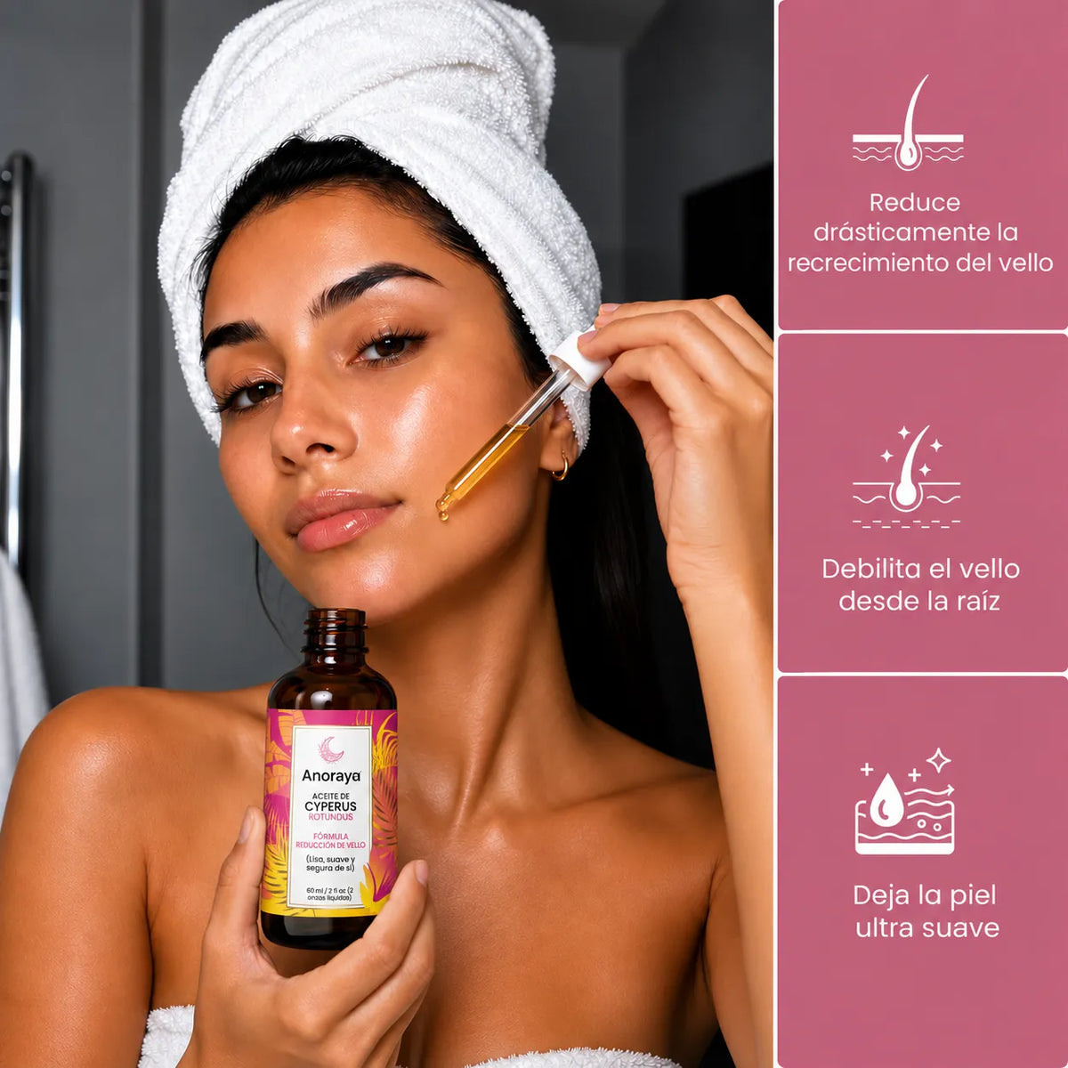 Anoraya - Elimina el exceso de vello (60ml)