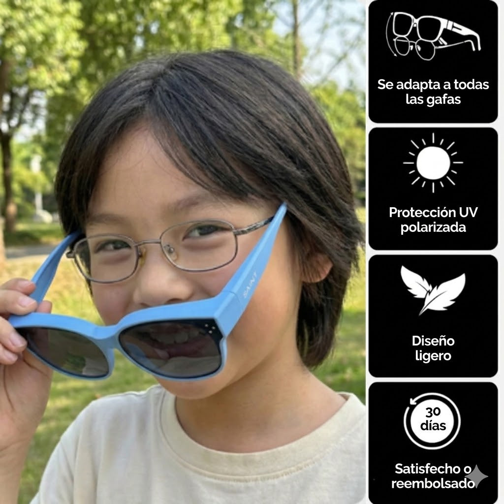 Gafas polarizadas para usar sobre gafas